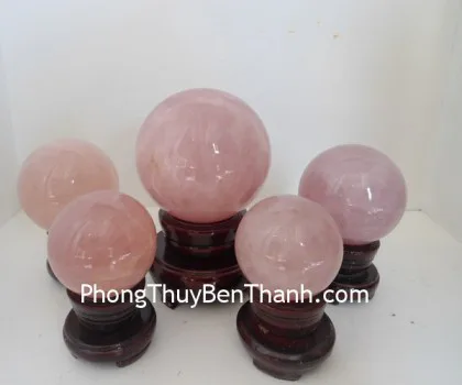 Quả cầu đá thạch anh vàng non M191-S2-2949