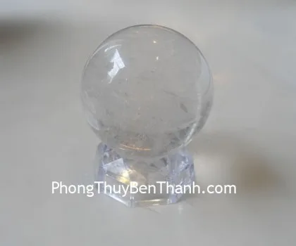 Qủa cầu đá thạch anh vàng non M191-S6-1870