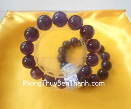 Chuỗi thạch anh tóc đen Braxin(51g-16 hạt) S6221-S2-1468